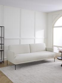 Sofá cama Fluente (3 plazas), Tapizado: 80% poliéster, 20% ramio , Estructura: madera de pino maciza con, Patas: metal con pintura en polv, Tejido beige, An 220 x Al 86 cm