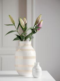 Ręcznie wykonany wazon z ceramiki Omaggio, Ceramika, Odcienie kremowego, Ø 20 x W 31 cm