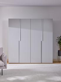 Modularer Drehtürenschrank Leon, 200 cm Breite, mehrere Varianten, Korpus: Spanplatte, FSC-zertifizi, Grau, Premium Interior, B 200 x H 236 cm