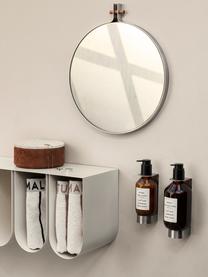 Estante de pared de metal Curved, Acero con pintura en polvo, Beige, An 80 x Al 25 cm