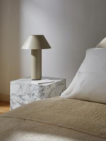 Lampada da tavolo Niko, Paralume: metallo rivestito, Base della lampada: metallo rivestito, Beige, Ø 35 x Alt. 55 cm