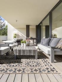 Alfombra de interior/exterior River, 100% polipropileno, Beige, tonos grises, An 100 x L 150 cm (Tamaño XS)