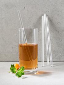 Set cannucce in vetro con spazzolino Set Long Drink 5 pz, Vetro borosilicato, Trasparente, Lung. 20 cm