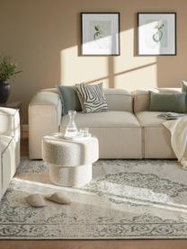 Tappeto vintage reversibile a fantasia verde/crema da interno-esterno Cebu, 100% polipropilene, Verde, bianco crema, Larg.160 x Lung. 230 cm (taglia M)