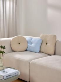 Cuscino arredo in cotone Devi, Rivestimento: 100% cotone, Blu, Larg. 30 x Lung. 50 cm