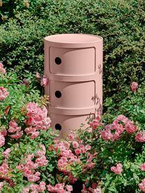 Design Container Componibili Bio, 3 Elemente, 100 % Biopolymer aus nachwachsenden Rohstoffen, Rosa, matt, Ø 32 x H 59 cm