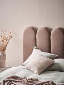 Cabecero tapizado chenilla Miami, Tapizado: 100% poliéster Alta resis, Estructura: madera de pino con certif, Tejido beige, An 185 x Al 124 cm