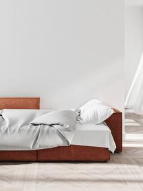Rohová pohovka s funkciou postele a úložným priestorom Melow, Terakotová, Š 250 x H 150 cm