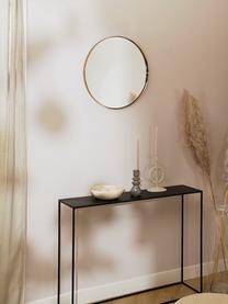 Runder Wandspiegel Lacie, Rahmen: Metall, beschichtet, Rückseite: Mitteldichte Holzfaserpla, Spiegelfläche: Spiegelglas, Goldfarben, Ø 72 cm