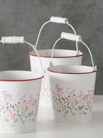 Kleine plantenpottenset Rosalie, 3-delig, Wit, meerkleurig, Set met verschillende formaten
