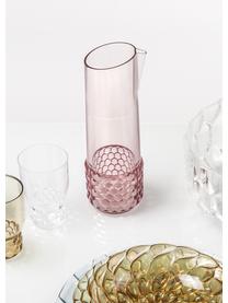 Carafe à eau avec motif structuré Jellies, 1,3 L, Plastique, Rose pâle, transparent, 1,3 L