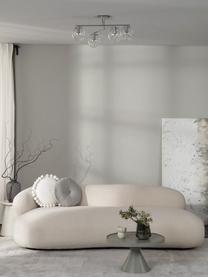 Lampa sufitowa ze szkła Atlanta, Transparentny, odcienie chromu, S 65 x W 30 cm