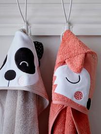 Babyhanddoek Fox van biokatoen, 100% biokatoen, Roze, wit, zwart, B 80 x L 80 cm
