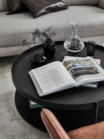 Table basse ronde Renee, Noir, Ø 90 cm