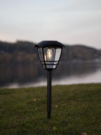 Lampada solare da esterno Felix, Paralume: acrilico, Struttura: plastica, Nero, Ø 14 x Alt. 45 cm
