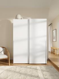 Modularer Schwebetürenschrank Leon, 150 cm Breite, mehrere Varianten, Korpus: Spanplatte, FSC-zertifizi, Weiß, Basic Interior, B 150 x H 200 cm