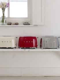 Kompakt Toaster 50's Style, Edelstahl, lackiert, Rot, glänzend, B 31 x H 20 cm