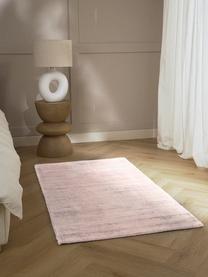 Ręcznie tkany dywan z wiskozy Jane, Blady różowy, S 90 x D 150 cm (Rozmiar XS)