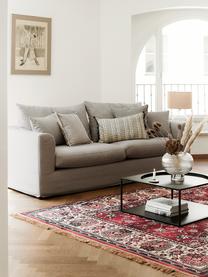 Sofa Zach (2-osobowa), Tapicerka:  polipropylen Dzięki tkan, Nogi: tworzywo sztuczne, Taupe tkanina, S 183 x G 90 cm