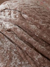 Samt-Tagesdecke Enid in Altrosa, Samt (100 % Polyester)
Öko-Tex Standard 100, Klasse 1, Beige, Rosa, B 180 x L 250 cm (für Betten bis 140 x 200 cm)