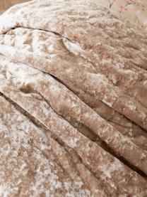 Fluwelen bedsprei Enid in beige, Fluweel (100% polyester)
Oeko-Tex Standaard 100, Klasse 1, Beige, roze, B 180 x L 250 cm (voor bedden tot 140 x 200)