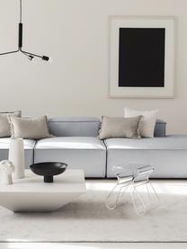 Canapé modulaire XL gris clair Lennon, Tissu gris clair, larg. 357 x prof. 119 cm, dossier à droite
