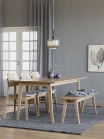 Verlängerbarer Esstisch Melfort, 180 - 280 x 90 cm, Tischplatte: Mitteldichte Holzfaserpla, Beine: Birkenholz, massiv mit Ei, Holz, B 180/280 x T 90 cm