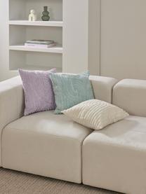 Copricuscino in cotone Bell, 100% cotone, Bianco crema, Larg. 45 x Lung. 45 cm