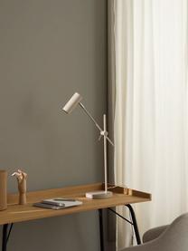 Lampa biurkowa Cassandra, Beżowy, matowy, G 47 x W 55 cm