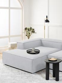 Diván modular Lennon, Tapizado: 100% poliéster Alta resis, Estructura: madera contrachapada de p, Patas: plástico, Tejido gris, An 119 x F 180 cm, chaise longue izquierda