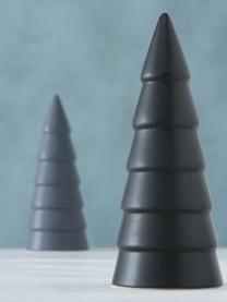 Sapin de Noël bleu Noël Broady, 2 élém., Grès cérame, Bleu ciel, bleu foncé, Ø 8 x haut. 18 cm