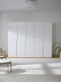Modulaire draaideurkast Leon, 250 cm breed, diverse varianten, Wit, Klassiek interieur, B 250 x H 236 cm