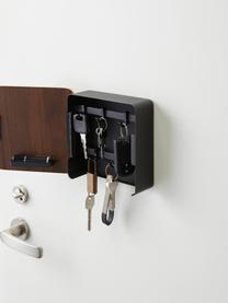 Boîte à clés avec dos magnétique Rin, Noir, bois foncé, larg. 16 x prof. 16 cm