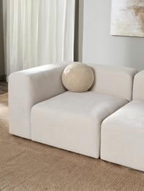 Módulo de esquina sofá Lena, Tapizado: tejido (88% poliéster, 12, Estructura: madera de pino, contracha, Patas: plástico, Tejido Off White, An 105 x F 106 cm, chaise longue izquierda