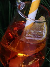Adorno navideño Cocktail Glass, Vidrio, Transparente, naranja, Ø 4 x Al 13 cm