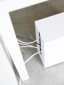 Kabel-Box Tower, Metall, pulverbeschichtet, Weiß, B 15 x H 35 cm