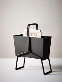 Portariviste Billie, Metallo rivestito, Nero, Larg. 41 x Alt. 52 cm