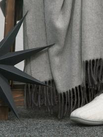 Manta de cachemira Liliana, 80% lana, 20% cachemir, Gris, An 130 x L 170 cm