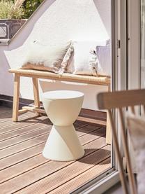 Dizajnový odkladací stolík Prince AHA, Pigmentovaný polypropylén, certifikát Greenguard, Krémová, Ø 30 x V 43 cm