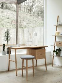 Scrivania in legno con cassetti Architect, Finitura in legno di quercia, legno di quercia, Legno di quercia, Larg. 120 x Prof. 57 cm