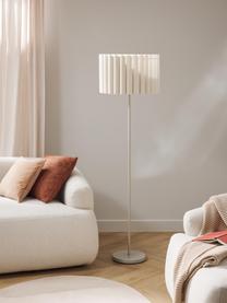 Stehlampe Lucina aus Leinen, Lampenschirm: Leinen, Hellbeige, H 152 cm
