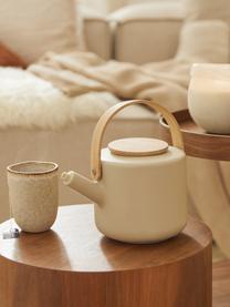 Teekanne Theo matt, 1.25 L, Kanne: Steingut, Gebrochenes Weiss, 1.25 L