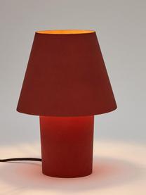 Lampada da tavolo piccola Canapost, Lampada: acciaio rivestito, Rosso ruggine, Ø 20 x Alt. 30 cm