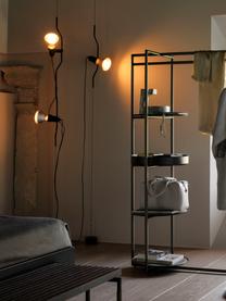 Lampada a sospensione luce regolabile Parentesi, Acciaio rivestito, Nero, Ø 11 x Alt. 61 cm