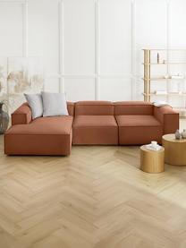 Sofá rinconera modular Lennon, Tapizado: 100% poliéster Alta resis, Estructura: madera contrachapada de p, Patas: plástico, Tejido turrón, An 327 x F 180 cm, chaise longue izquierda