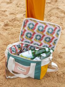 Nevera portátil Retro, 40% algodón, 40% poliéster, 15% PVC reciclado, 5% cuero, Mostaza, rosa, blanco, negro, An 32 x Al 20 cm