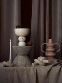 Candelabro Nodo, Gres, Beige claro, An 16 x Al 9 cm