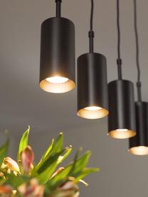 Grande suspension Arvo, Noir, larg. 75 x haut. 120 cm