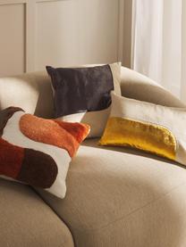 Poszewka na poduszkę Malu, 100% bawełna, Czerwony, pomarańczowy, kremowobiały, S 45 x D 45 cm