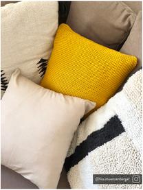 Housse de coussin beige Mads, Beige